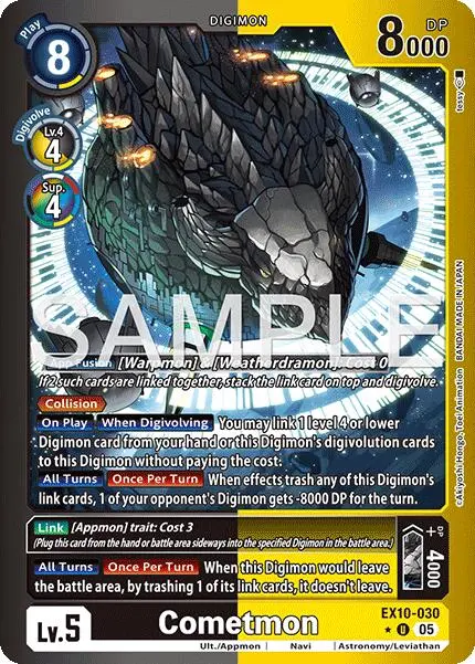 Cometmon [Ex10-030] (Limited Foil) [Sinister Order] 1