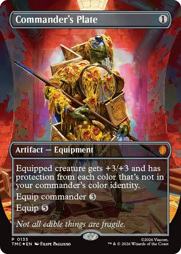 Commander's Plate (Borderless) [Teenage Mutant Ninja Turtles Commander] 1