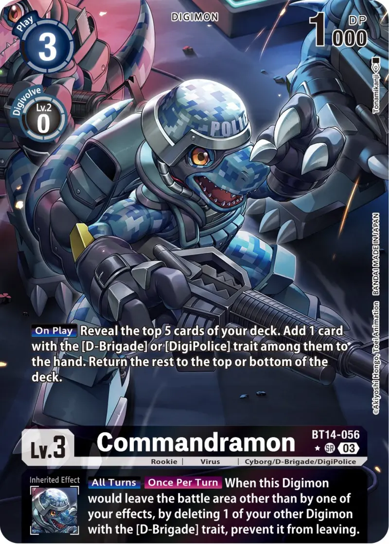 Commandramon [Bt14-056] (Alternate Art) [Blast Ace] 1