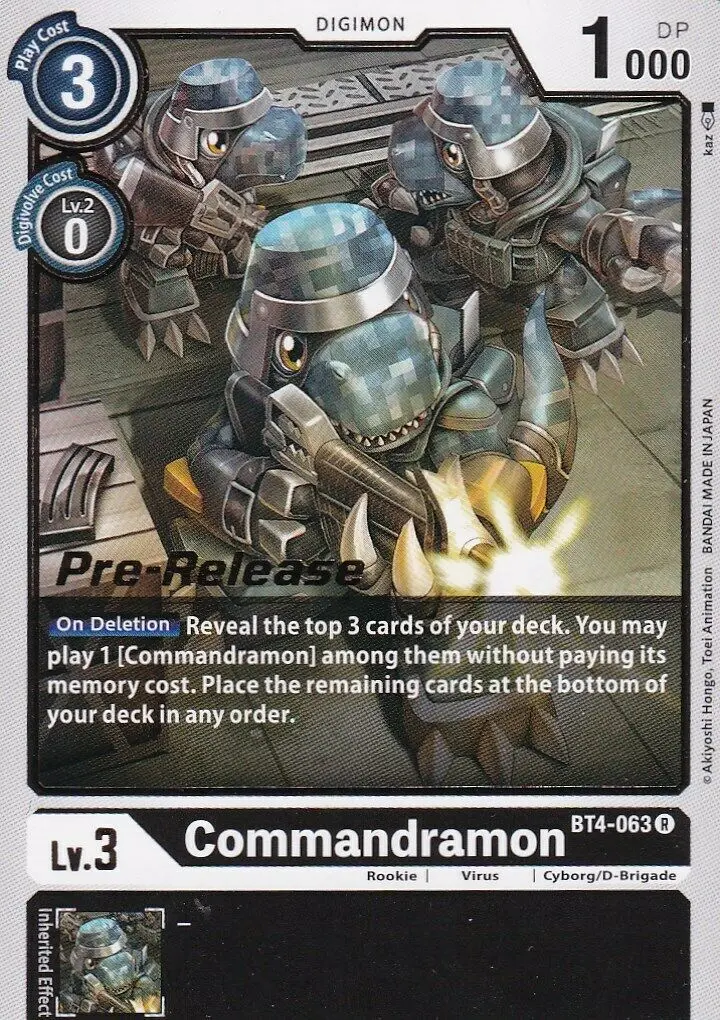 Commandramon [Bt4-063] [Great Legend Pre-Release Promos] 1