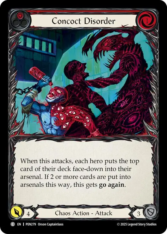 Concoct Disorder (Red) (Regular) [Pen279] (Compendium Of Rathe) 1