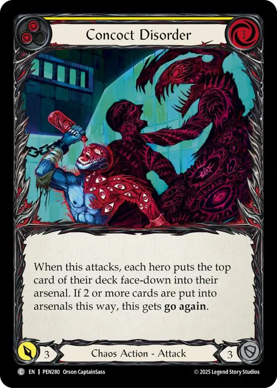 Concoct Disorder (Yellow) (Regular) [Pen280] (Compendium Of Rathe) 1