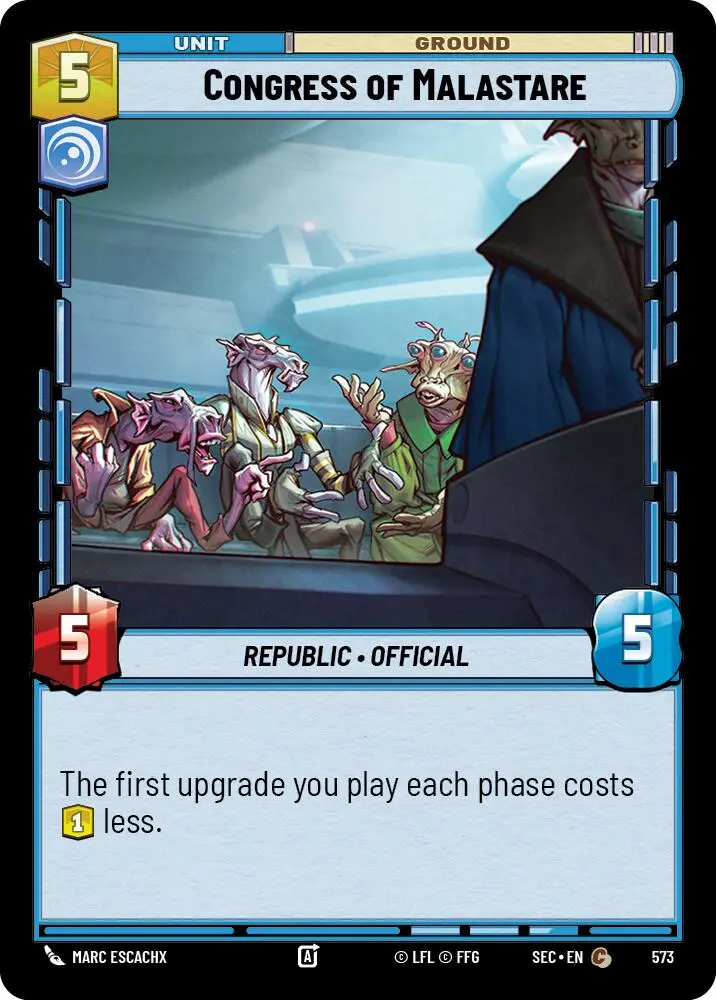 Congress Of Malastare (573) (Foil) (574) [Secrets Of Power] 1
