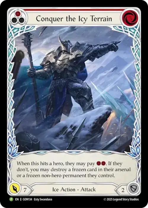 Conquer The Icy Terrain [Gem134] (Gem Pack 4)  Rainbow Foil 1