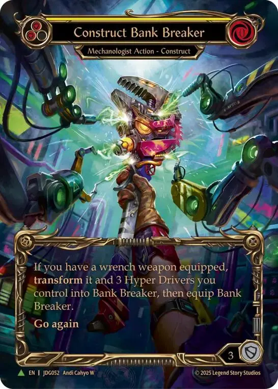Construct Bank Breaker [Jdg052] (Promo)  Cold Foil 1