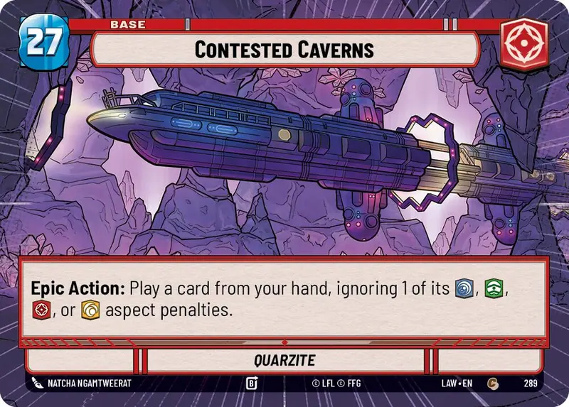 Contested Caverns // Shield (289 // T06) (Hyperspace) (289 // T06) [A Lawless Time] 1