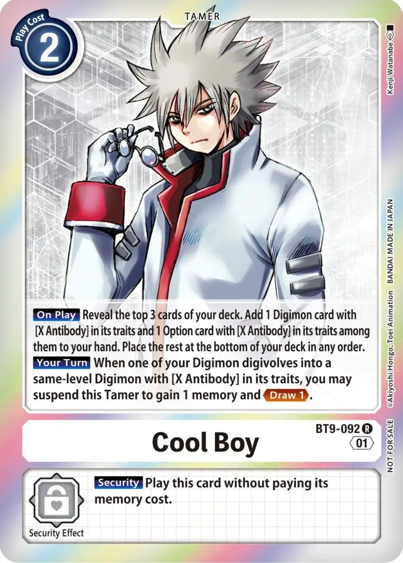 Cool Boy [Bt9-092] (Event Pack 4) [X Record Promos] 1