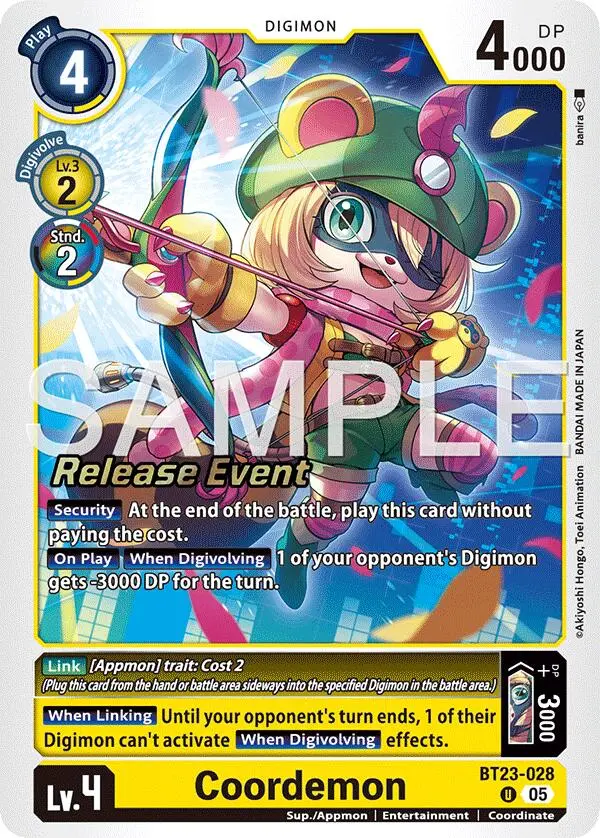 Coordemon [Bt23-028] [Hackers' Slumber Release Event Cards] 1