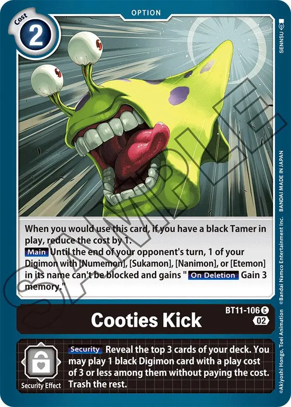 Cooties Kick [Bt11-106] [Dimensional Phase] 1