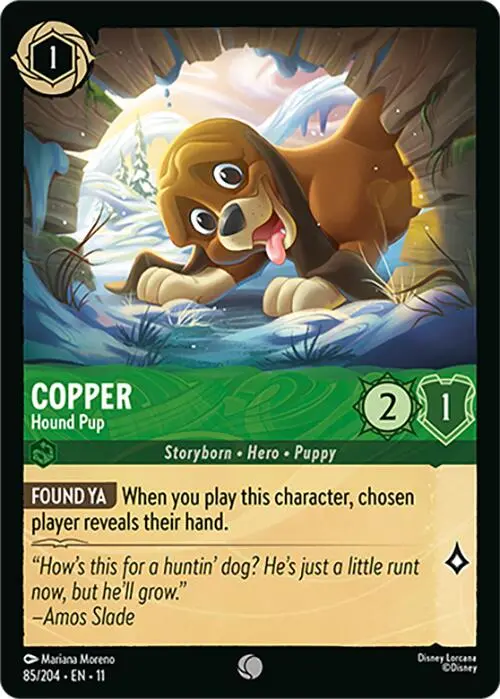 Copper - Hound Pup (85/204) [Winterspell] 1