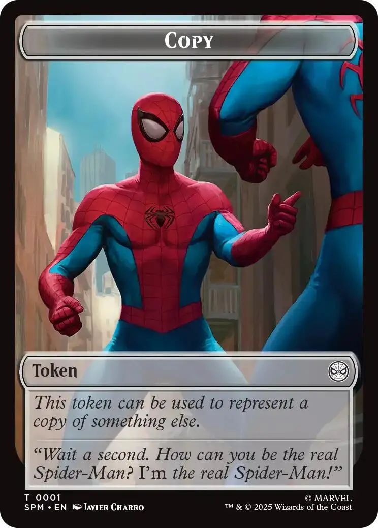 Copy // Human Citizen Double-Sided Token [Marvel's Spider-Man Tokens] 1