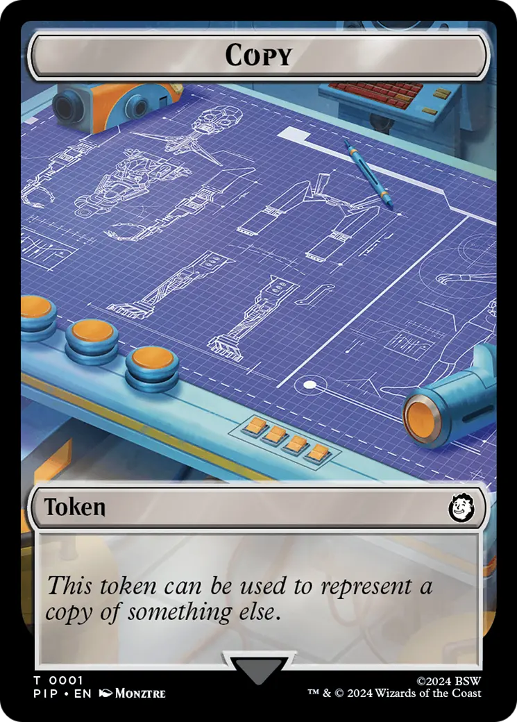 Copy // Junk Double-Sided Token [Fallout Tokens] 1