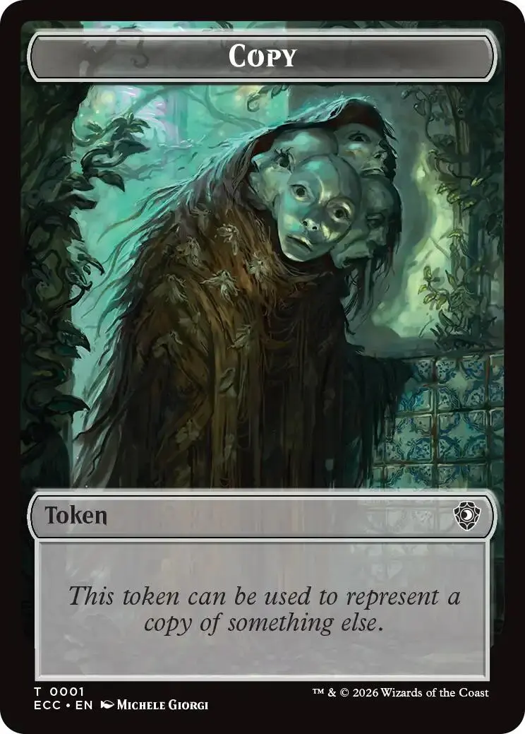 Copy // Shapeshifter Double-Sided Token [Lorwyn Eclipsed Tokens] 1