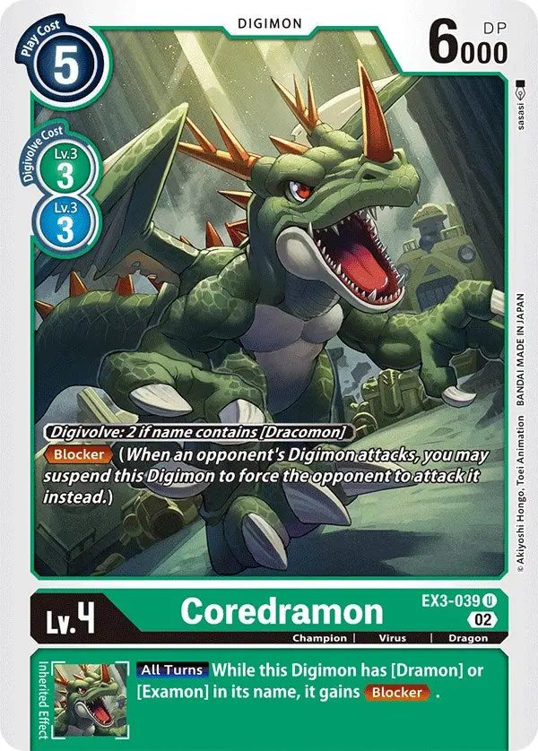 Coredramon [Ex3-039] [Draconic Roar] 1