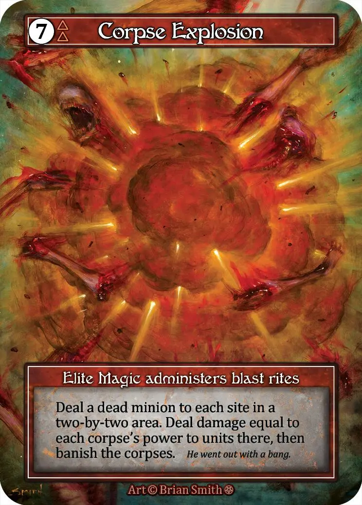 Corpse Explosion (Foil) [Gothic] 1
