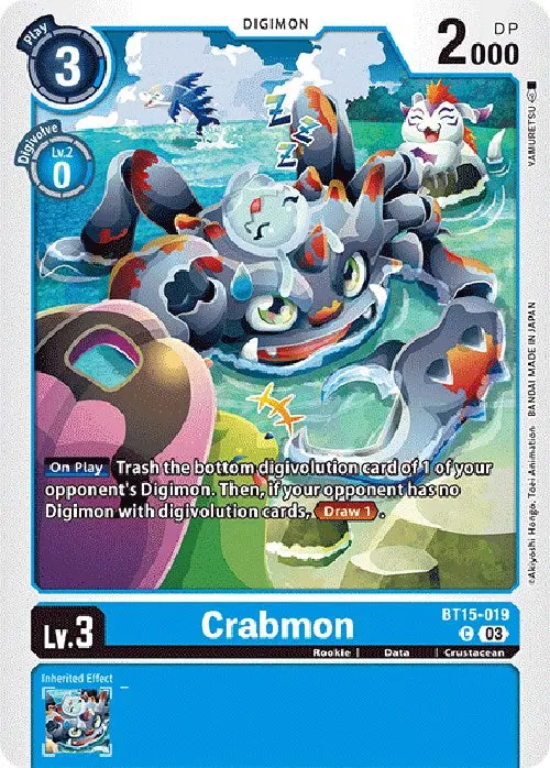 Crabmon [Bt15-019] [Exceed Apocalypse] 1