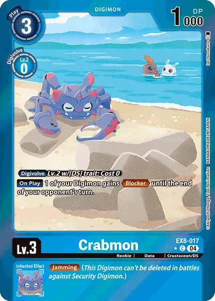 Crabmon [Ex8-017] (Limited Foil) [Chain Of Liberation] 1
