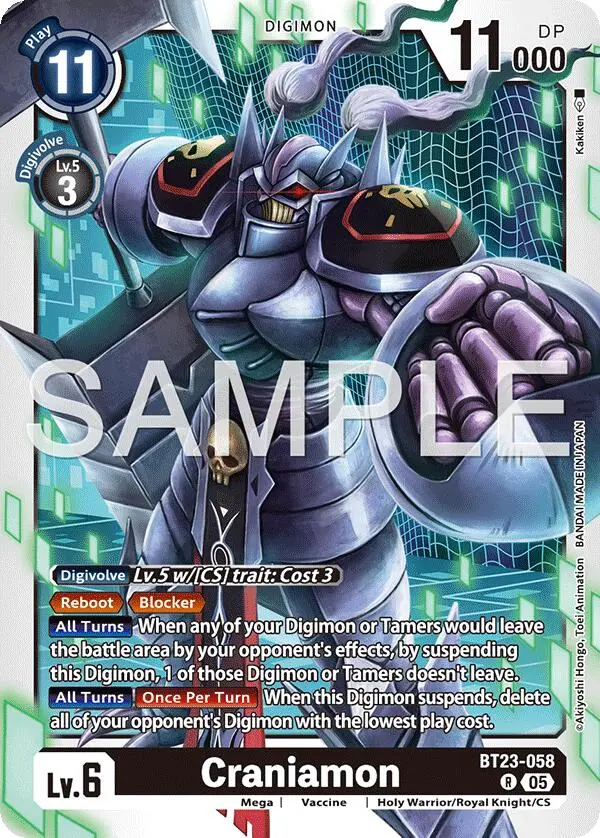 Craniamon [Bt23-058] [Hackers' Slumber] 1