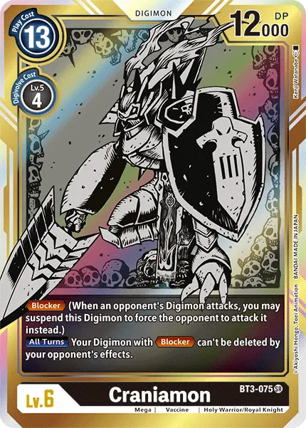 Craniamon [Bt3-075] (Alternate Art) [Release Special Booster Ver.1.5] 1