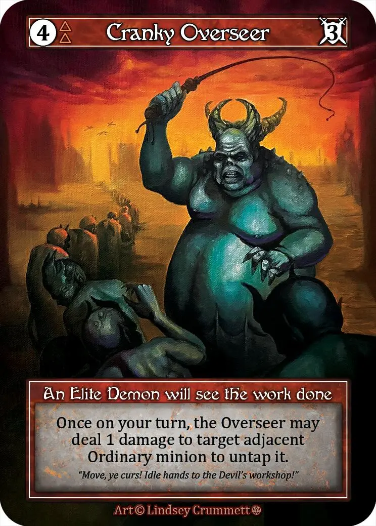 Cranky Overseer (Foil) [Gothic] 1
