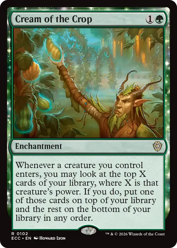 Cream Of The Crop [Lorwyn Eclipsed Commander] 1