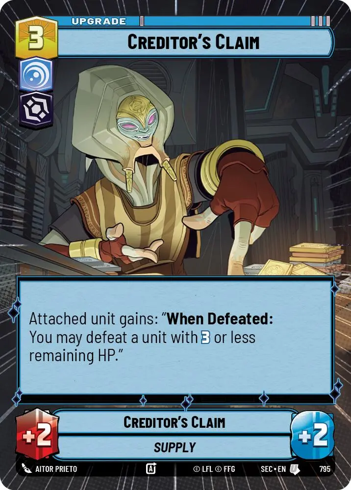Creditor's Claim (795) (Hyperspace Foil) (795) [Secrets Of Power] 1