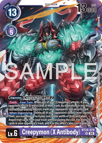 Creepymon [Bt24-078] (X Antibody) [Time Stranger] 1