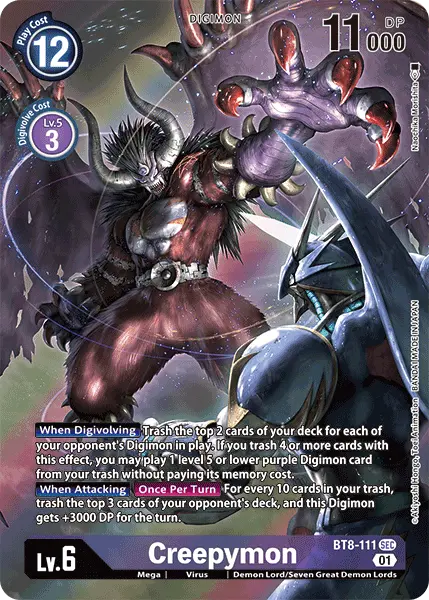 Creepymon [Bt8-111] (Alternate Art) [New Awakening] 1