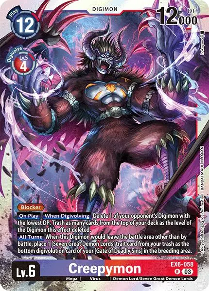 Creepymon [Ex6-058] [Infernal Ascension] 1