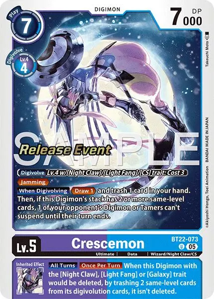 Crescemon [Bt22-073] [Cyber Eden Release Event Cards] 1