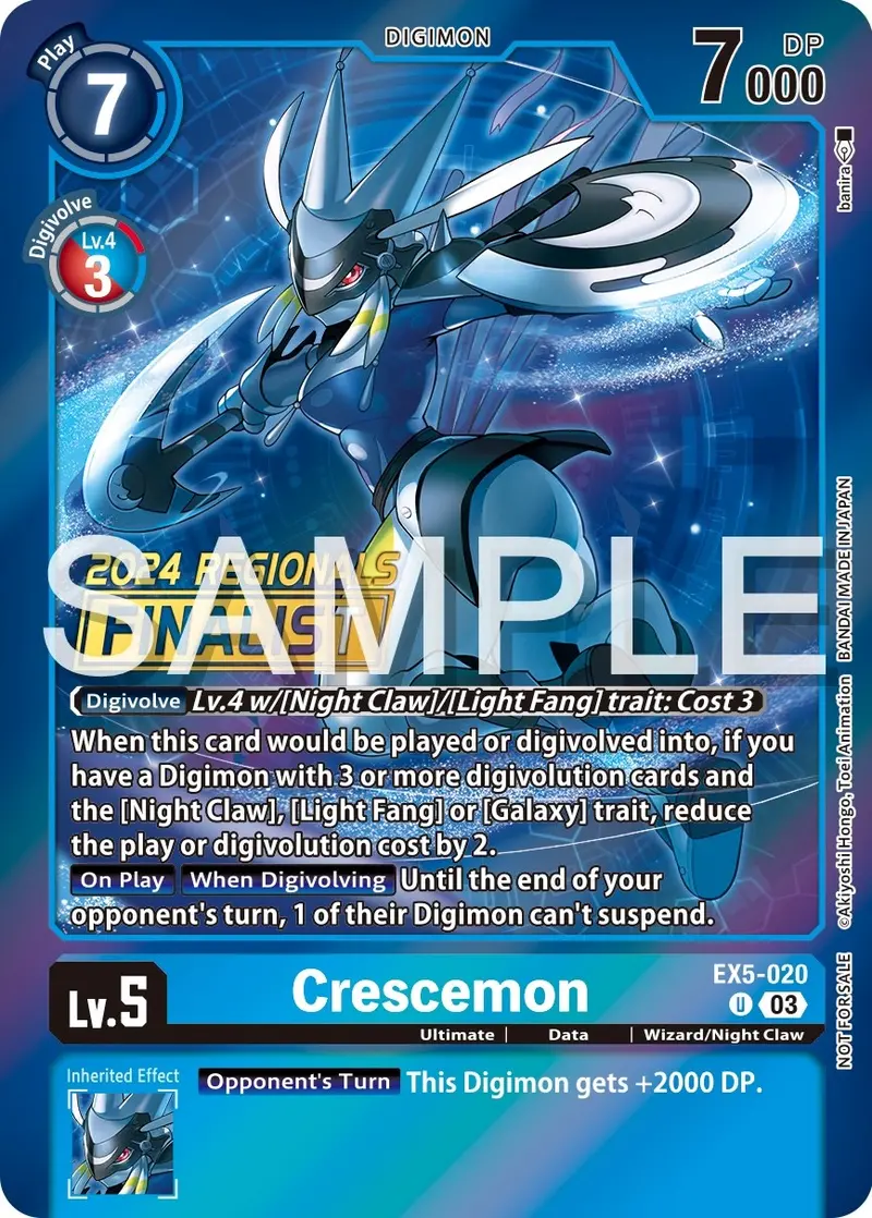 Crescemon [Ex5-020] (2024 Regionals Finalist) [Animal Colosseum Promos] 1
