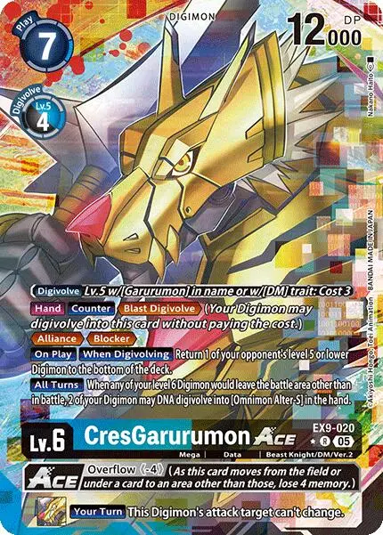 Cresgarurumon Ace [Ex9-020] (Alternate Art) [Versus Monsters] 1