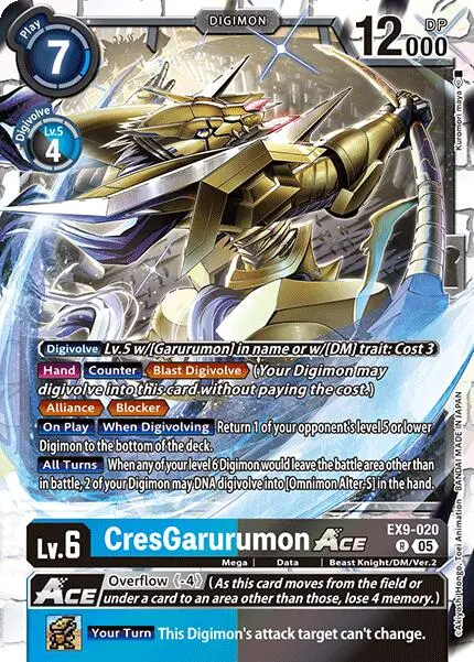 Cresgarurumon Ace [Ex9-020] [Versus Monsters] 1