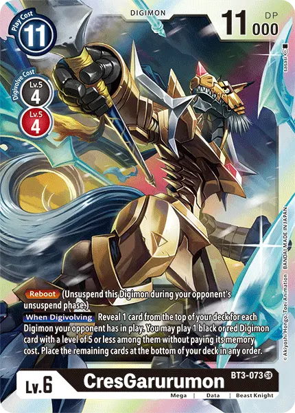 Cresgarurumon [Bt3-073] [Release Special Booster Ver.1.5] 1