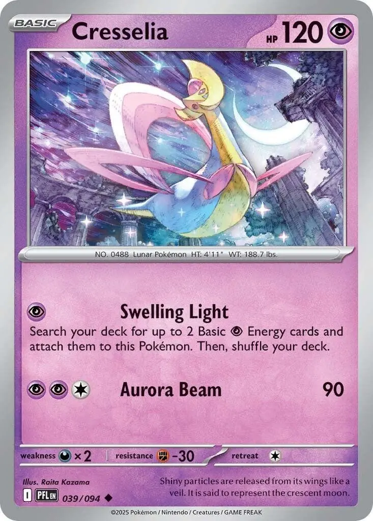 Cresselia (039/094) [Mega Evolution: Phantasmal Flames] 1