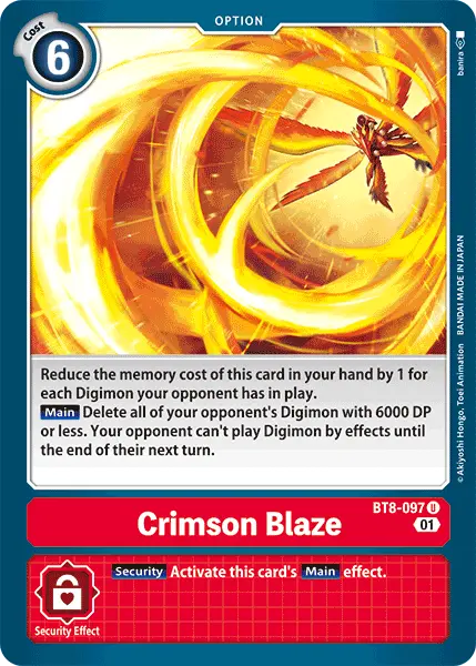 Crimson Blaze [Bt8-097] [New Awakening] 1