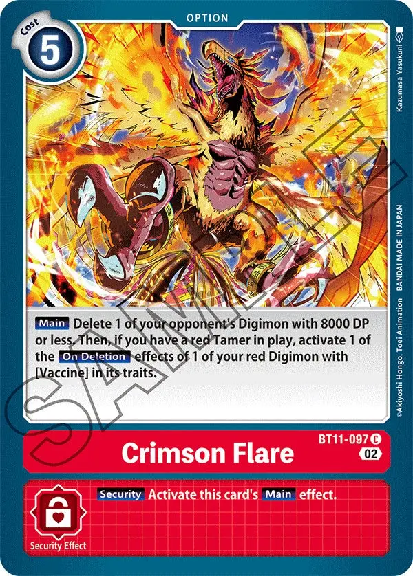 Crimson Flare [Bt11-097] [Dimensional Phase] 1