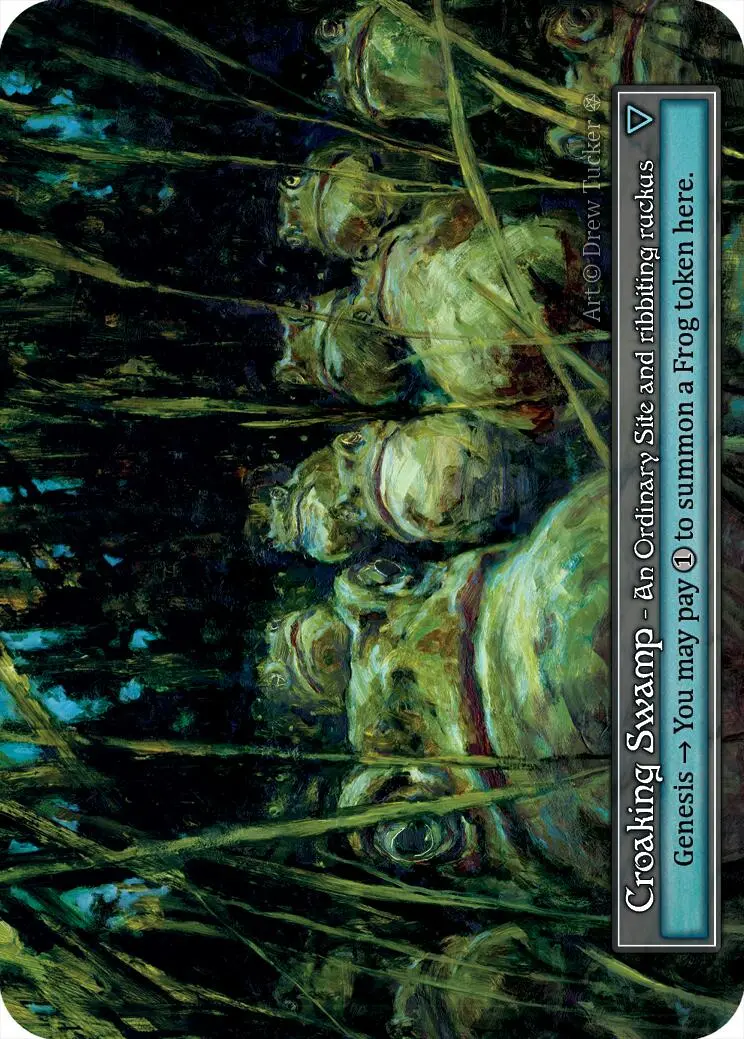 Croaking Swamp (Foil) [Gothic] 1