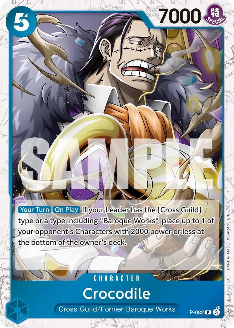 Crocodile (P-082) (Pirate Foil) [Premium Booster -The Best- Vol. 2] 1