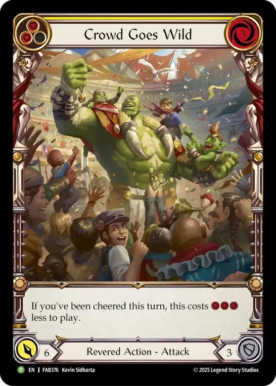 Crowd Goes Wild (Cold Foil) [Fab376] (Promo)  Cold Foil 1