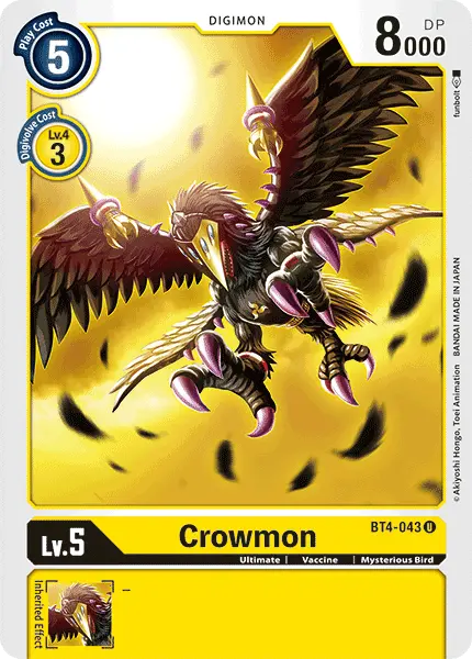 Crowmon [Bt4-043] [Great Legend] 1