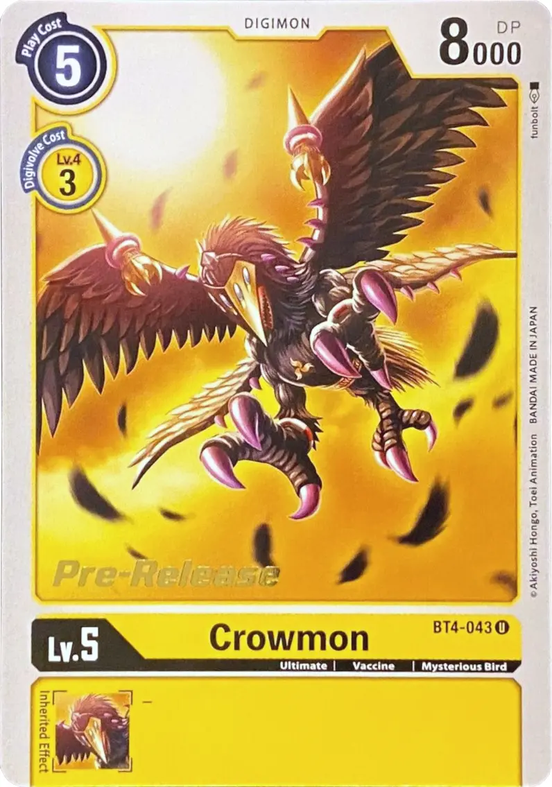 Crowmon [Bt4-043] [Great Legend Pre-Release Promos] 1