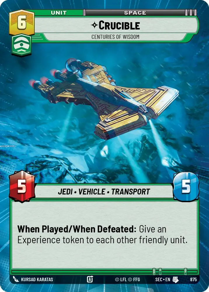 Crucible - Centuries Of Wisdom (Hyperspace Foil) (875) (875) [Secrets Of Power] 1
