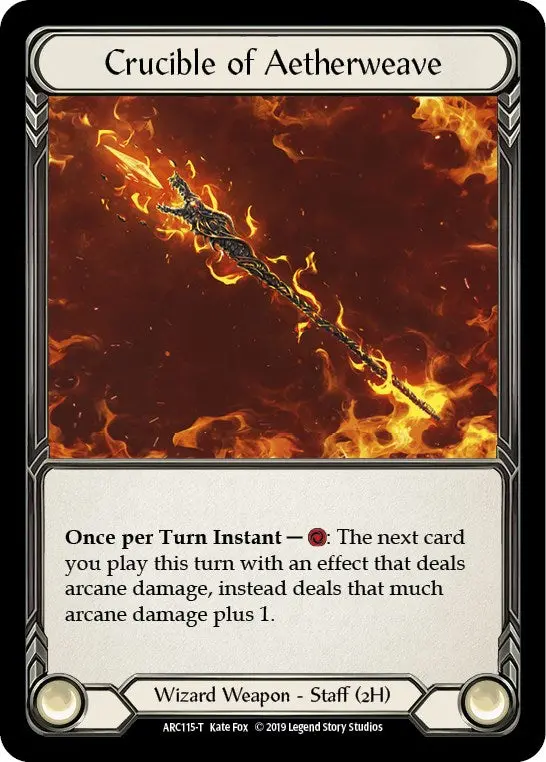 Crucible Of Aetherweave // Nebula Blade [Arc115 // Arc077] (Arcane Rising) 1
