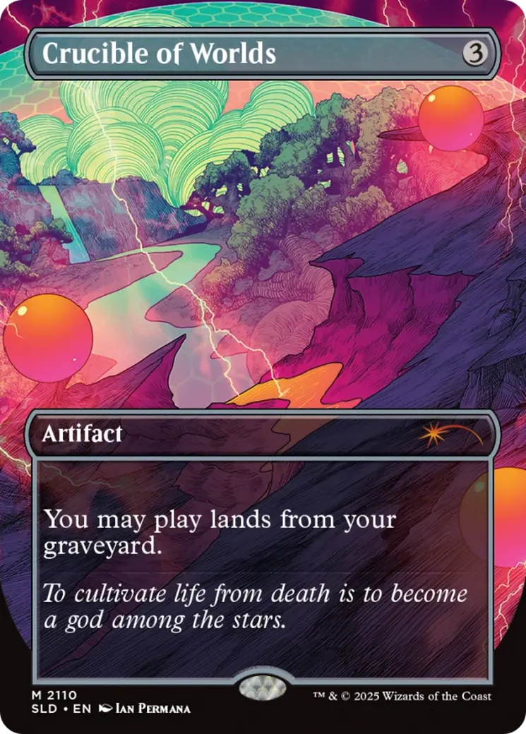 Crucible Of Worlds (Galaxy Foil) [Secret Lair Drop Series] 1