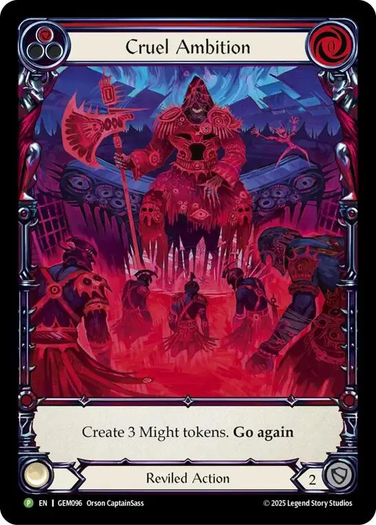 Cruel Ambition [Gem096] (Gem Pack 3)  Rainbow Foil 1