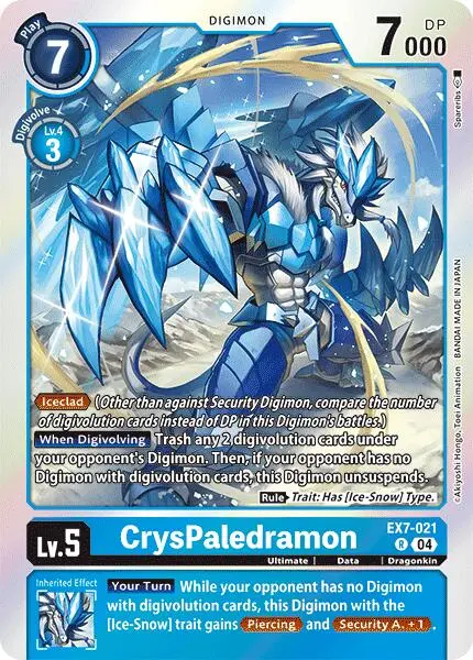 Cryspaledramon [Ex7-021] [Digimon Liberator] 1