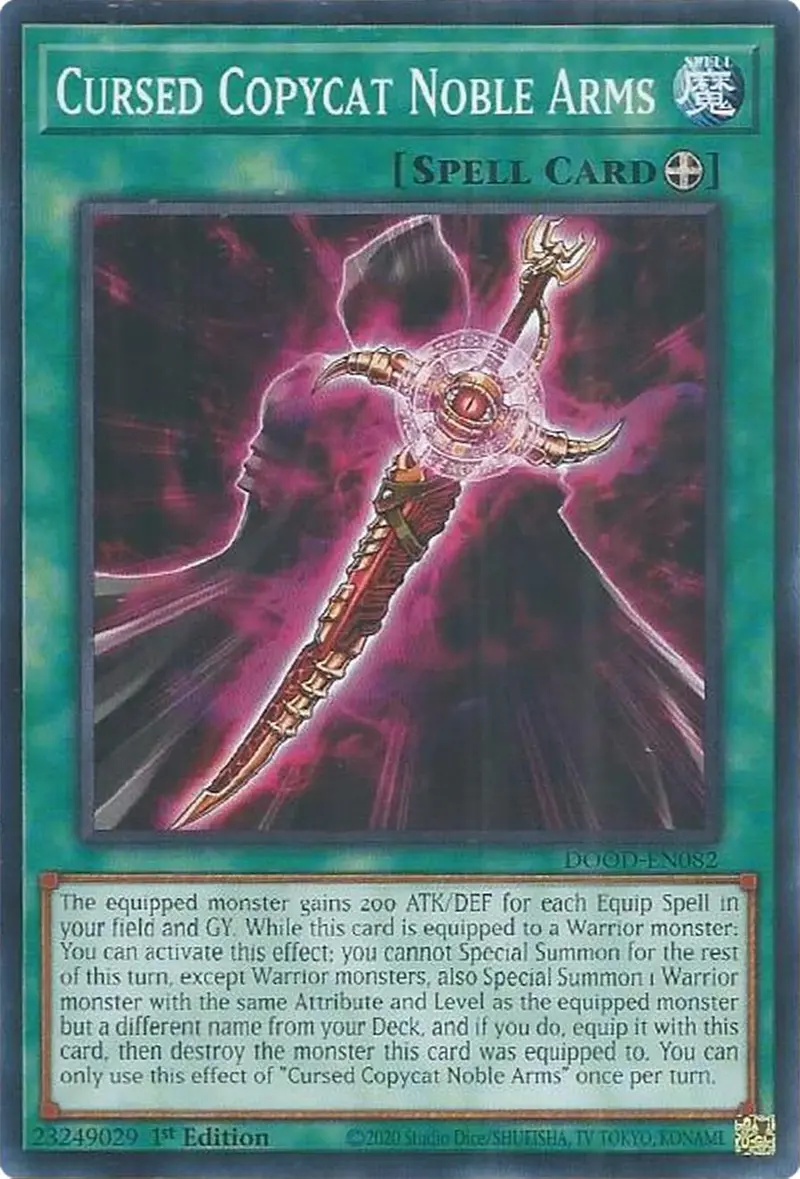 Cursed Copycat Noble Arms [Dood-En082] Common 1