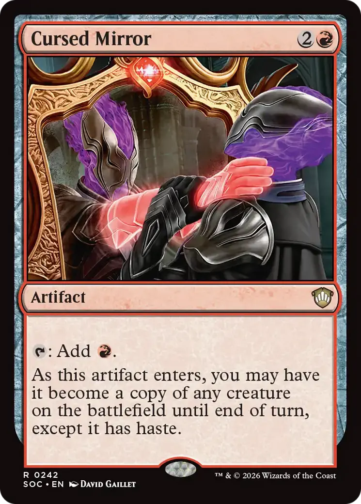 Cursed Mirror [Secrets Of Strixhaven Commander] 1