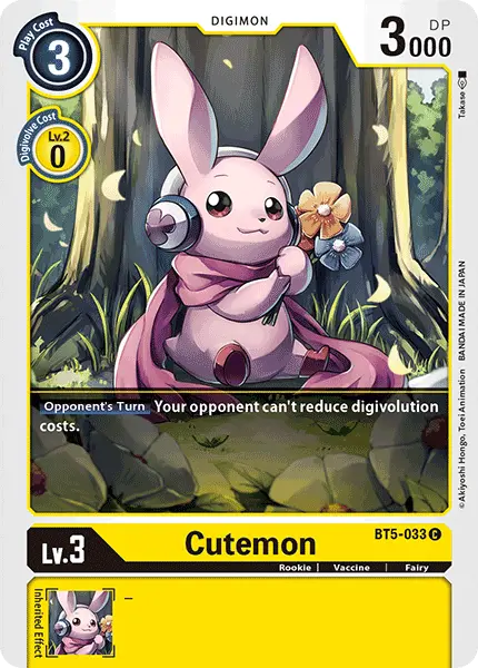 Cutemon [Bt5-033] [Battle Of Omni] 1